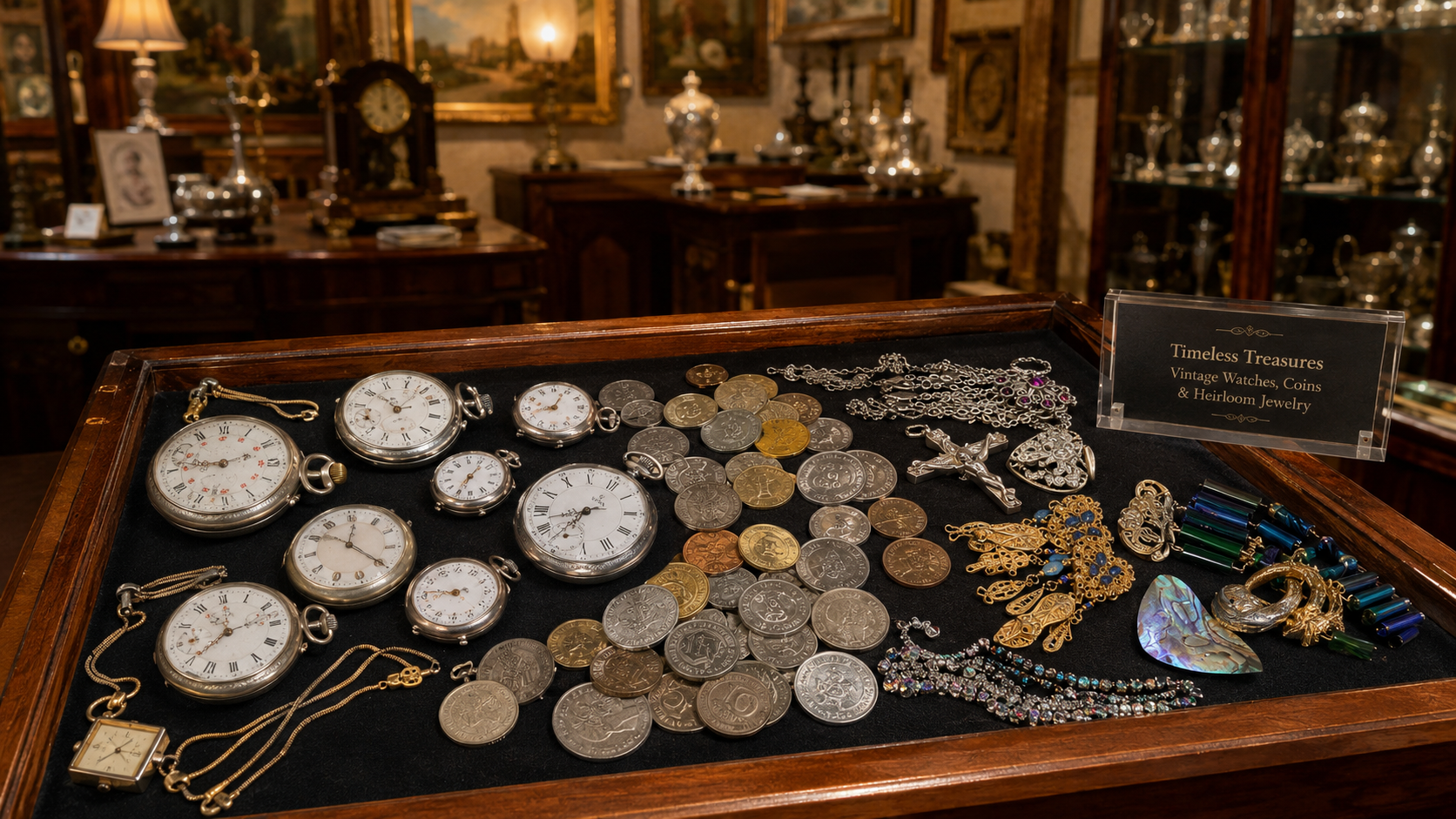 Montres, monnaies & bijoux - La Maison des Antiquaires à Pau