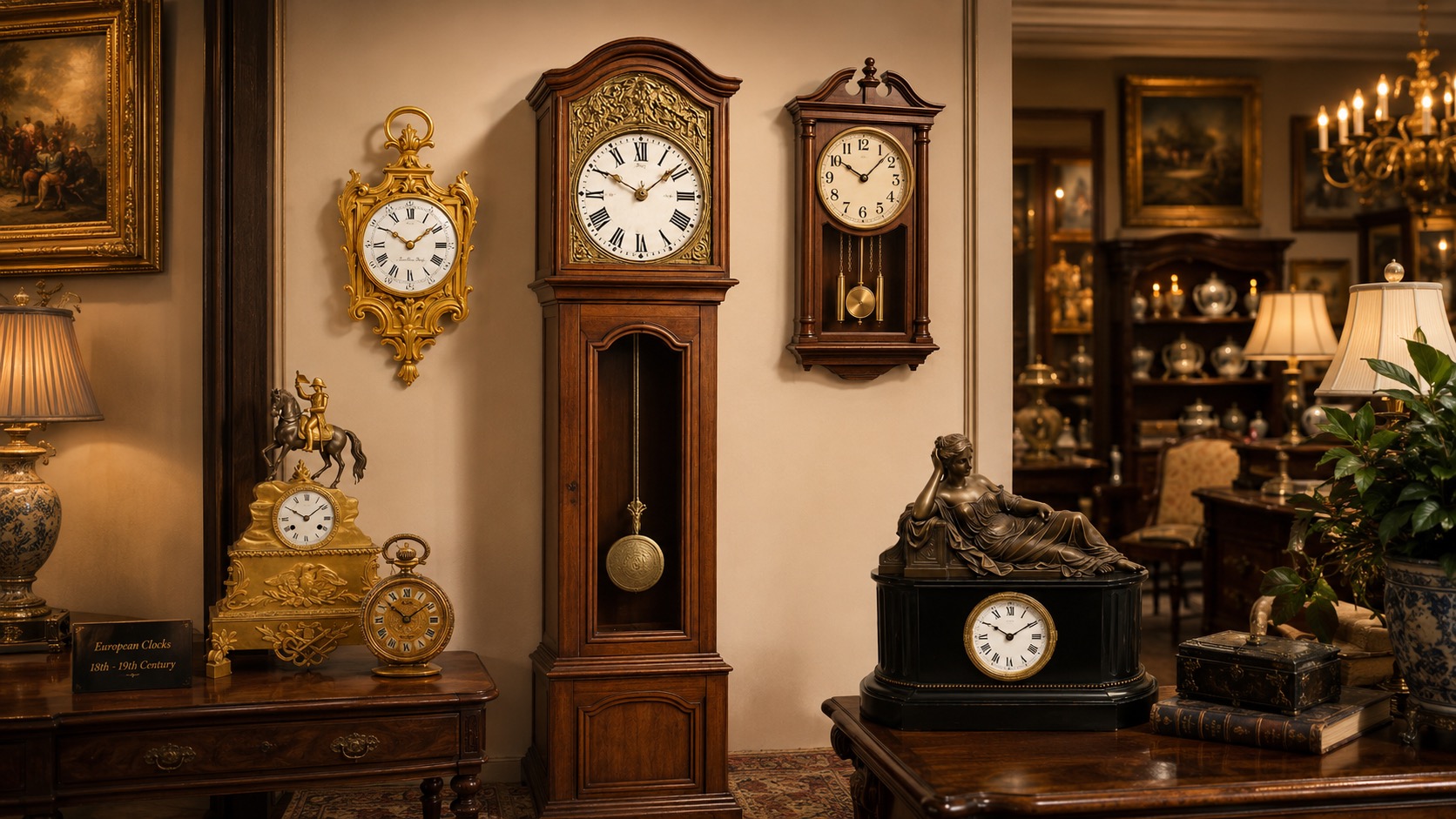 Horloges anciennes - La Maison des Antiquaires à Pau