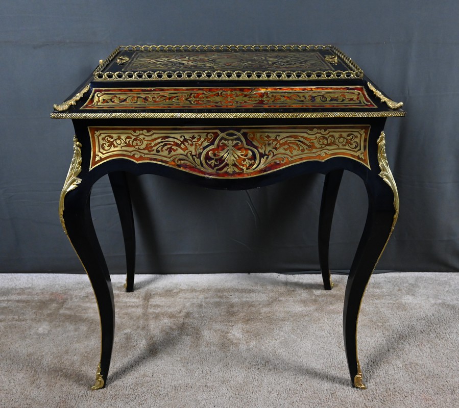 Jardinière marqueterie Boulle - La Maison des Antiquaires à Pau